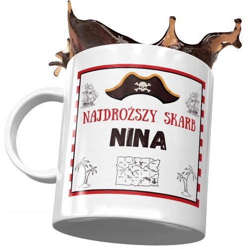 Dla Niny Kubek na Urodziny Imieniny na Prezent z Nadrukiem ze Zdjęciem