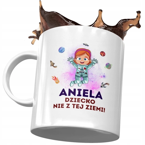 Dla Anieli Kubek na Urodziny Imieniny na Prezent z Nadrukiem ze Zdjęciem