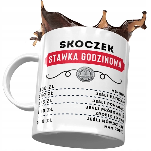 Dla Skoczka Kubek na Urodziny Imieniny na Prezent z Nadrukiem ze Zdjęciem