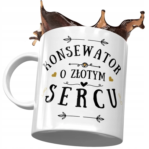 Dla Konserwatora Kubek na Urodziny na Prezent z Nadrukiem ze Zdjęciem