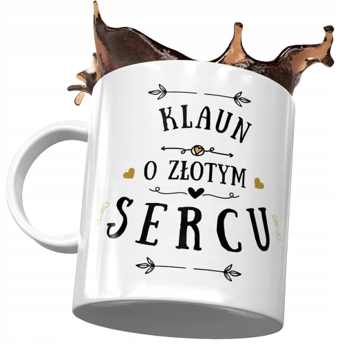 Dla Klauna Kubek na Urodziny Imieniny na Prezent z Nadrukiem ze Zdjęciem