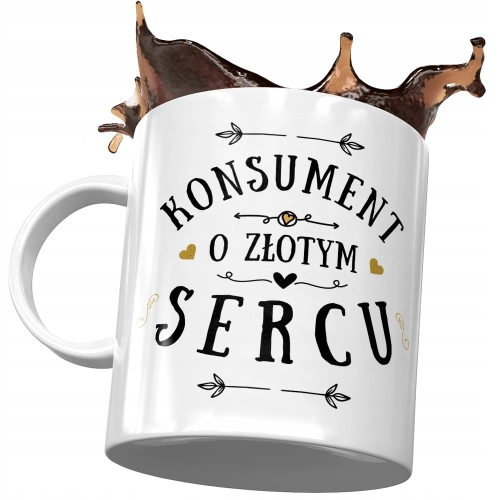 Dla Konsumenta Kubek na Urodziny na Prezent z Nadrukiem ze Zdjęciem