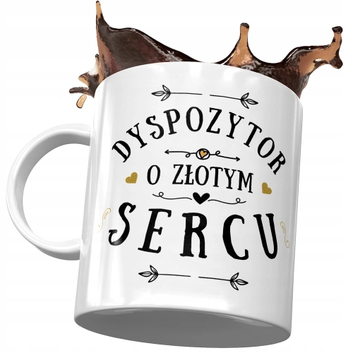 Dla Dyspozytora Kubek na Urodziny na Prezent z Nadrukiem ze Zdjęciem