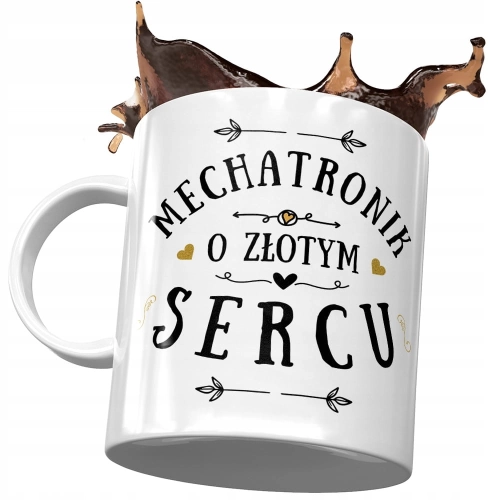 Dla Mechatronika Kubek na Urodziny na Prezent z Nadrukiem ze Zdjęciem