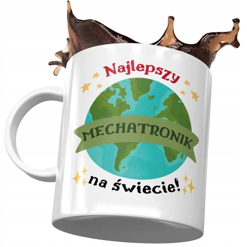 Dla Mechatronika Kubek na Urodziny na Prezent z Nadrukiem ze Zdjęciem