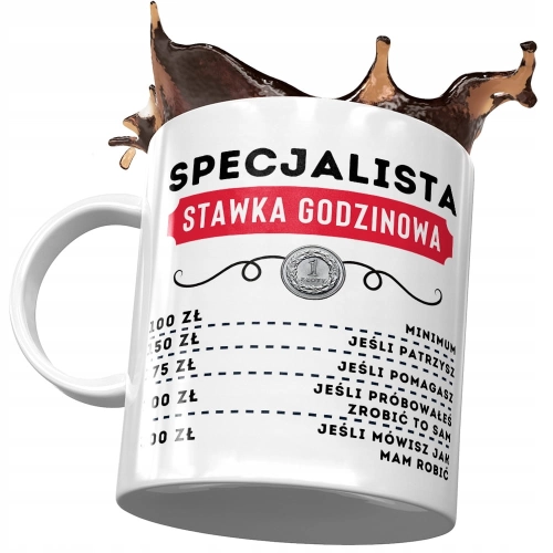 Dla Specjalisty Kubek na Urodziny na Prezent z Nadrukiem ze Zdjęciem