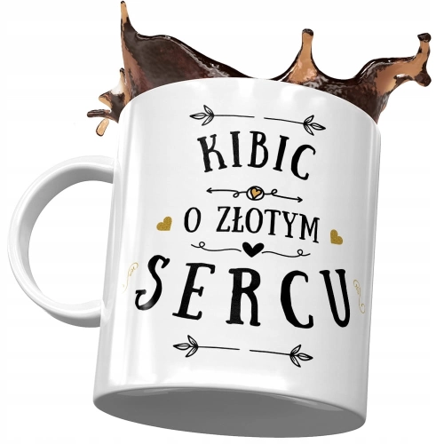 Dla Kibica Kubek na Urodziny Imieniny na Prezent z Nadrukiem ze Zdjęciem