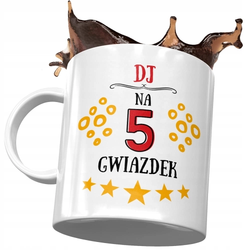 Dla Dja Kubek na Urodziny Imieniny na Prezent z Nadrukiem ze Zdjęciem