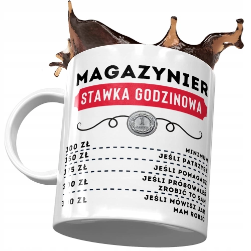 Dla Magazyniera Kubek na Urodziny na Prezent z Nadrukiem ze Zdjęciem
