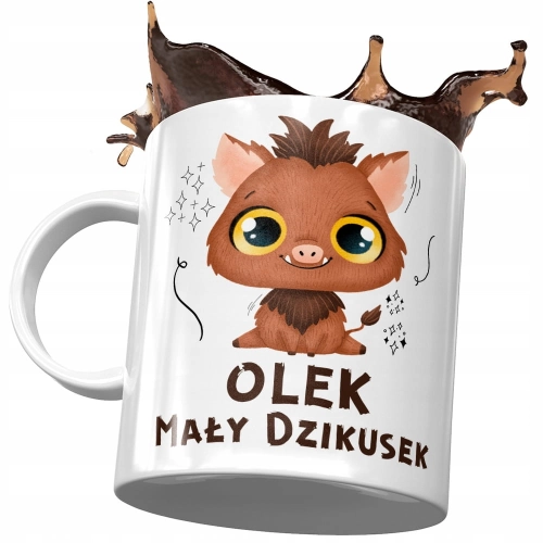 Kubek Dla Olka Syna na Dzień Dziecka Prezent z Nadrukiem ze Zdjęciem