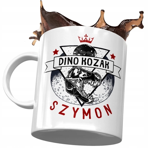 Kubek Dla Szymona Syna na Dzień Dziecka Prezent z Nadrukiem ze Zdjęciem