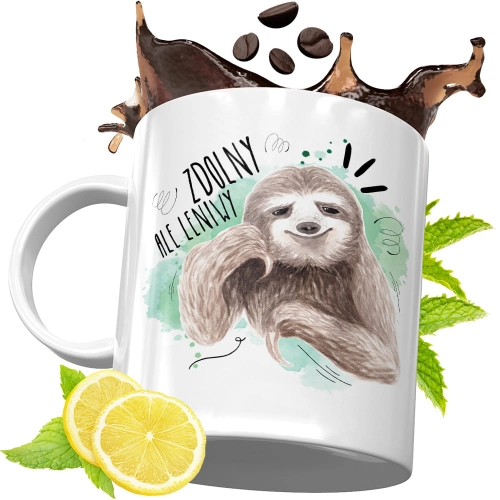 Kubek Śmieszny Zabawny - Zdolny, ale leniwy