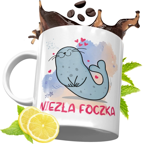 Kubek Śmieszny Zabawny - Niezła foczka