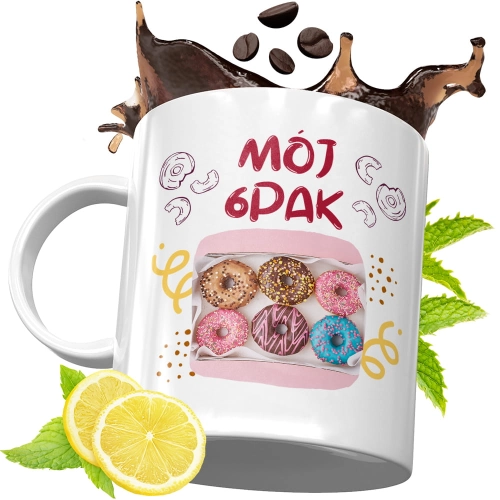 Kubek Śmieszny Zabawny - Mój 6pak
