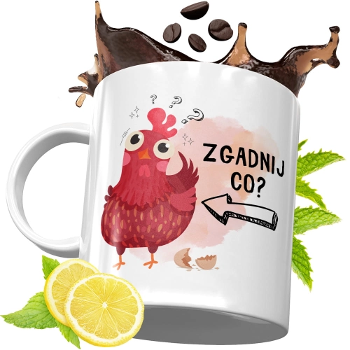 Kubek Śmieszny Zabawny - Zgadnij co?