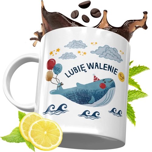 Kubek Śmieszny Zabawny - Lubię walenie