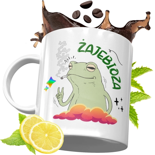 Kubek Śmieszny Zabawny - Żajebioza