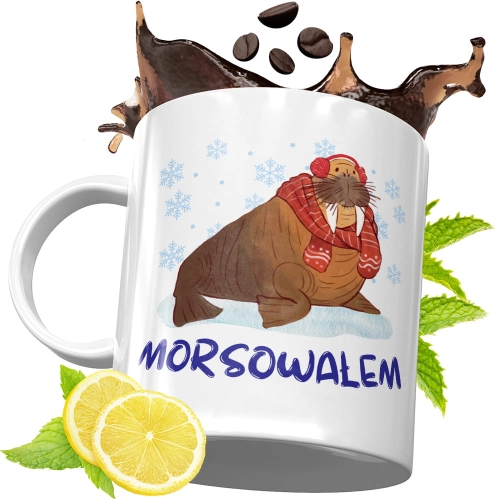 Kubek Śmieszny Zabawny - Morsowałem