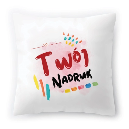 Spersonalizowana poduszka z Twoim własnym nadrukiem, zdjęciem, logo! z Nadrukiem ze Zdjęciem