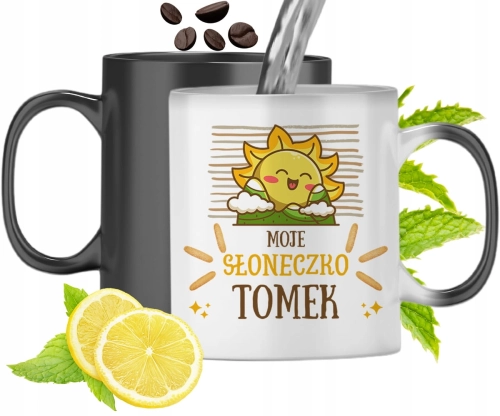 Dla Tomka Kubek Magiczny Syna Dziecka Prezent Z Nadrukiem Ze Zdjęciem