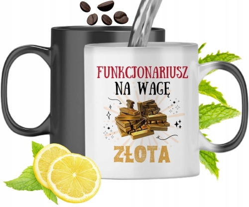 Dla Funkcjonariusza Kubek Magiczny Na Prezent Z Nadrukiem Ze Zdjęciem