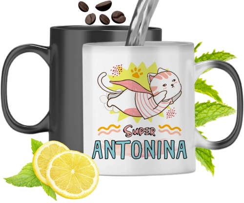 Dla Antoniny Kubek Magiczny Córki Dziecka Prezent Z Nadrukiem Ze Zdjęciem