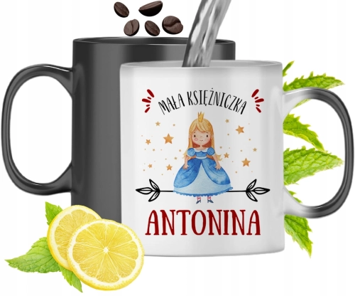Dla Antoniny Kubek Magiczny Córki Dziecka Prezent Z Nadrukiem Ze Zdjęciem