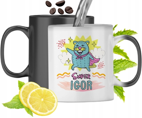 Dla Igora Kubek Magiczny Syna Dziecka Prezent Z Nadrukiem Ze Zdjęciem