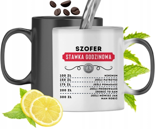 Dla Szofera Kubek Magiczny Na Urodziny Prezent Z Nadrukiem Ze Zdjęciem