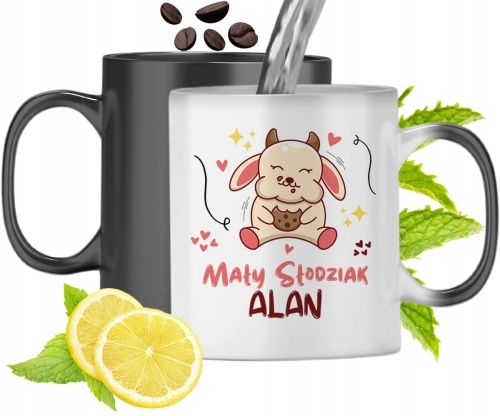 Dla Alana Kubek Magiczny Syna Dziecka Prezent Z Nadrukiem Ze Zdjęciem