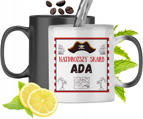 Dla Ady Kubek Magiczny Córki Dziecka Prezent Z Nadrukiem Ze Zdjęciem