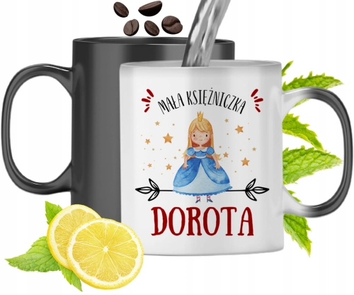 Dla Doroty Kubek Magiczny Córki Dziecka Prezent Z Nadrukiem Ze Zdjęciem