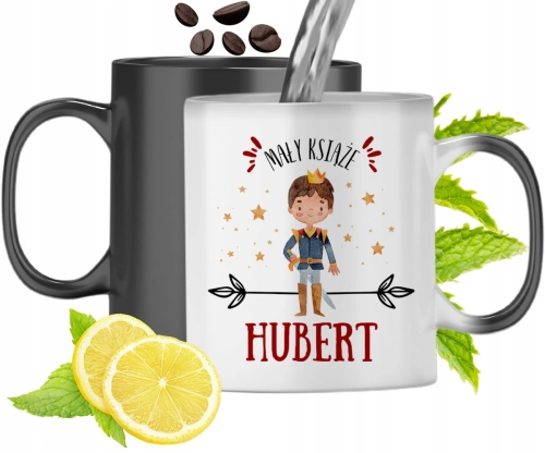 Dla Huberta Kubek Magiczny Syna Dziecka Prezent Z Nadrukiem Ze Zdjęciem