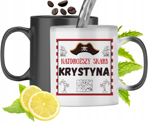 Dla Krystyny Kubek Magiczny Córki Dziecka Prezent Z Nadrukiem Ze Zdjęciem