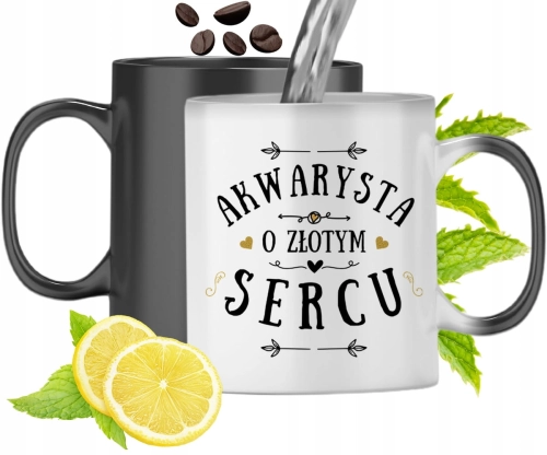 Dla Akwarysty Kubek Magiczny Na Urodziny Prezent Z Nadrukiem Ze Zdjęciem
