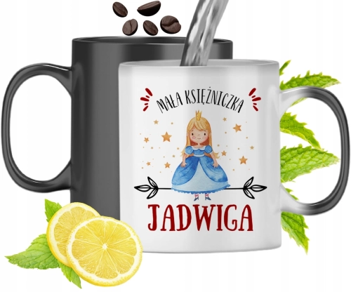 Dla Jadwigi Kubek Magiczny Córki Dziecka Prezent Z Nadrukiem Ze Zdjęciem