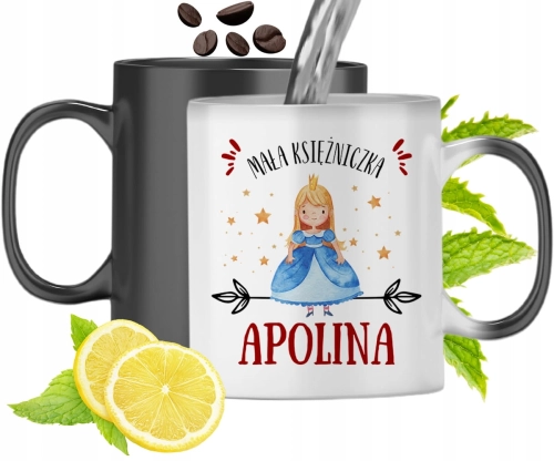 Dla Apoliny Kubek Magiczny Córki Dziecka Prezent Z Nadrukiem Ze Zdjęciem