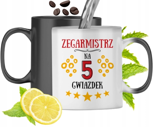 Dla Zegarmistrza Kubek Magiczny Na Prezent Z Nadrukiem Ze Zdjęciem