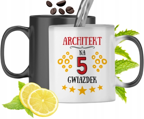 Dla Architekta Kubek Magiczny Na Prezent Urodziny Z Nadrukiem Ze Zdjęciem