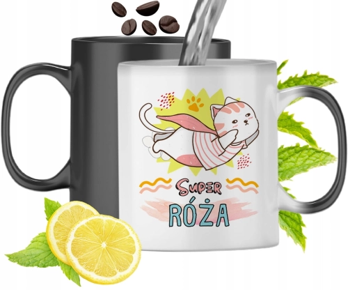 Dla Róży Kubek Magiczny Na Prezent Urodziny Z Nadrukiem Ze Zdjęciem