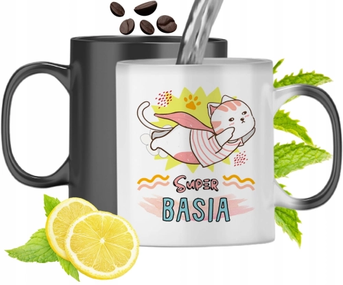 Dla Basi Kubek Magiczny Na Prezent Urodziny Z Nadrukiem Ze Zdjęciem