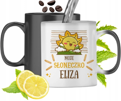Dla Elizy Kubek Magiczny na Prezent Urodziny z Nadrukiem ze Zdjęciem