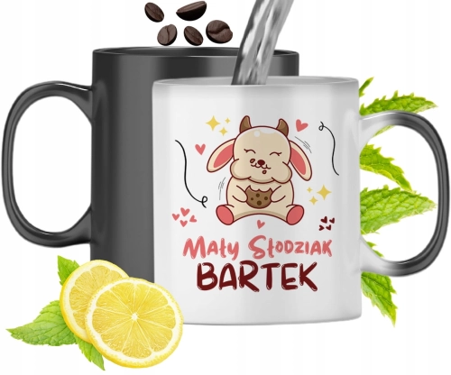 Dla Bartka Kubek Magiczny Syna Dziecka Prezent Z Nadrukiem Ze Zdjęciem