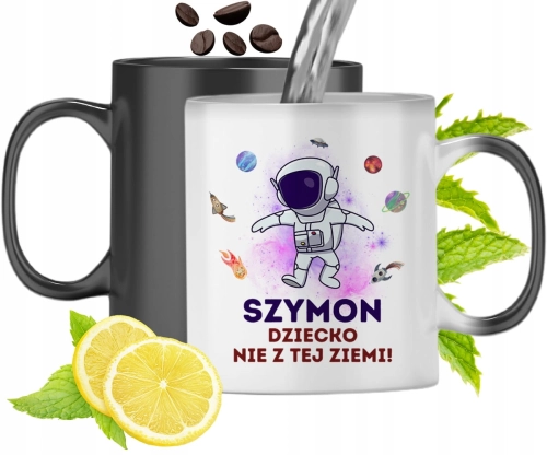 Dla Szymona Kubek Magiczny Syna Dziecka Prezent Z Nadrukiem Ze Zdjęciem