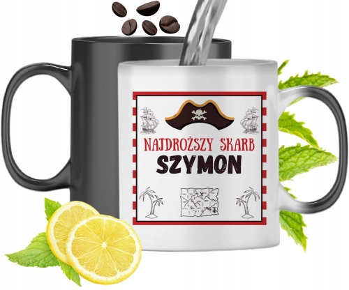 Dla Szymona Kubek Magiczny Syna Dziecka Prezent Z Nadrukiem Ze Zdjęciem