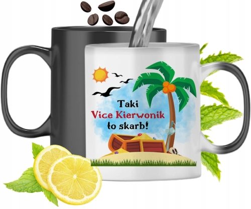 Dla Vice Kierownika Kubek Magiczny Na Prezent Z Nadrukiem Ze Zdjęciem