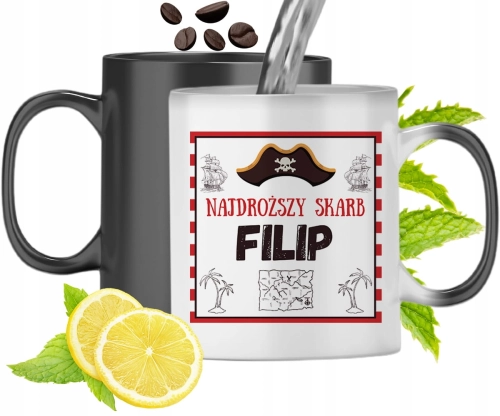 Dla Filipa Kubek Magiczny Syna Dziecka Prezent Z Nadrukiem Ze Zdjęciem