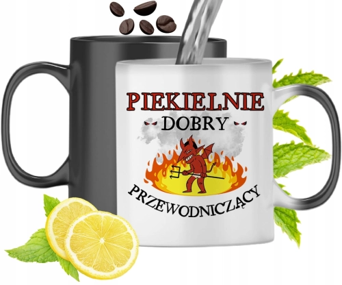 Kubek Magiczny Dla Przewodniczącego Zmieniający Kolor Z Nadrukiem Ze Zdjęci