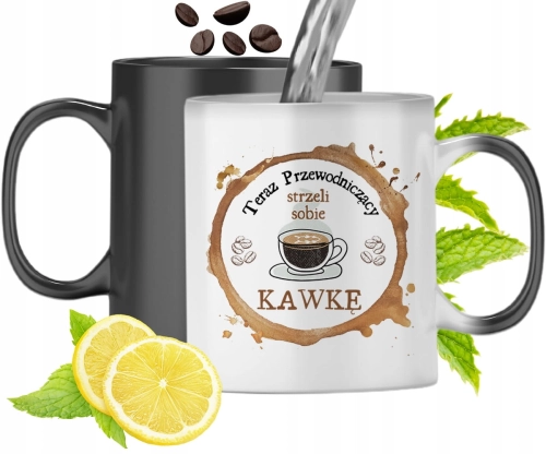Kubek Magiczny Dla Przewodniczącego Zmieniający Kolor Z Nadrukiem Ze Zdjęci