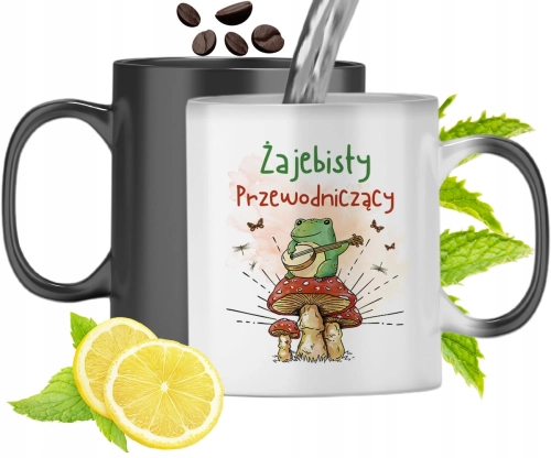 Kubek Magiczny Dla Przewodniczącego Zmieniający Kolor Z Nadrukiem Ze Zdjęci